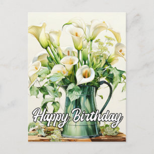 Calla Lily Flowers Briefkaart