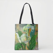 Calla Lily Flowers Canvas tas - Schilderen (Voorkant)
