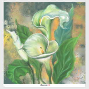 Calla Lily Flowers Sticker schilderen