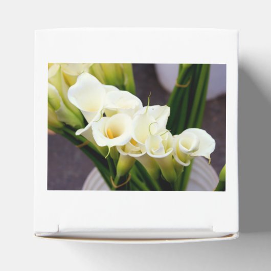 Calla Lily geschenkdoos Bedankdoosjes (Bovenkant)
