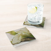 Calla Lily Glass Onderzetter (Schuin)