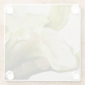 Calla Lily Glass Onderzetter Glazen Onderzetter (Achterkant)