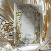 Calla Lily Gold Foil Wedding Invitation door Mucha Folie Uitnodiging