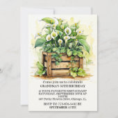  Calla Lily Illustratie Kunst Verjaardagsfeest Kaart (Voorkant)