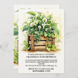  Calla Lily Illustratie Kunst Verjaardagsfeest Kaart