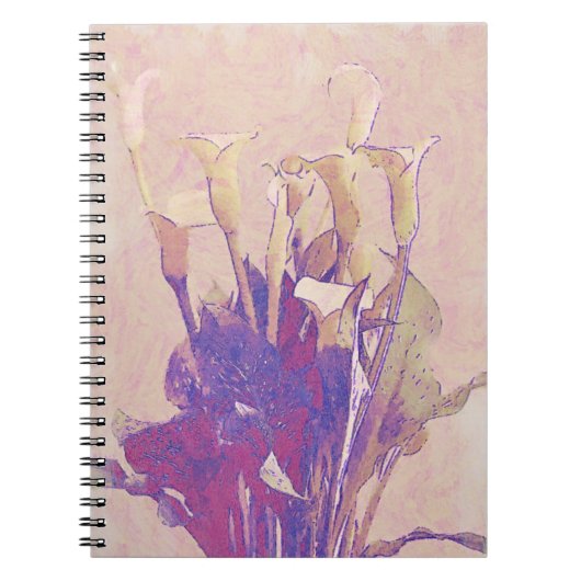 Calla Lily in Pink Art Journal Notitieboek (Voorkant)