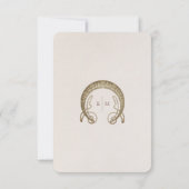 Calla Lily Insert INFO Art Nouveau Mucha I Kaart (Achterkant)