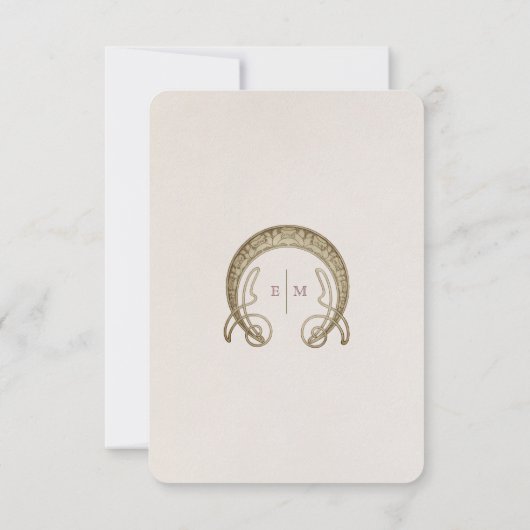 Calla Lily Insert INFO  Art Nouveau Mucha I Kaart (Achterkant)