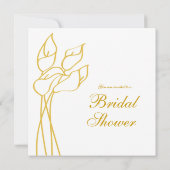 Calla Lily Invite Kaart (Achterkant)