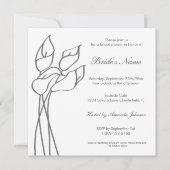 Calla Lily Invite Kaart (Voorkant)