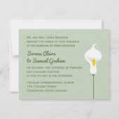 Calla Lily Kaart (Voorkant)