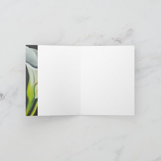 Calla Lily Kaart (Binnen)