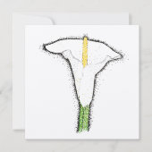 Calla Lily Kaart (Voorkant)