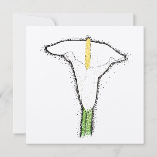 Calla Lily Kaart (Voorkant)