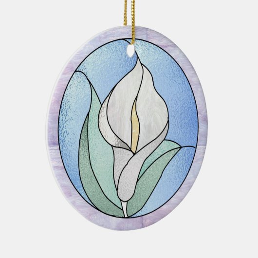 Calla Lily Keramisch Ornament (Rechts)