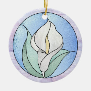 Calla Lily Keramisch Ornament