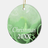 Calla Lily Kerst Koppels Foto Ornament (Links)