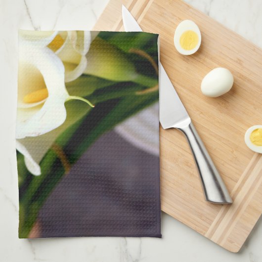 Calla Lily keukenhanddoek (Quarter Fold)