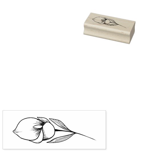 Calla Lily-lijnillustratie Rubberstempel (Gestempeld)