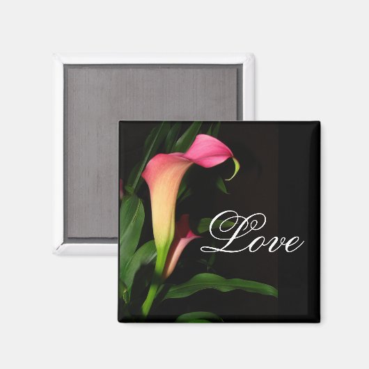 Calla Lily Love Magnet (Voorkant / Achterkant)