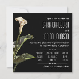 Calla Lily Modern Floral Kaart