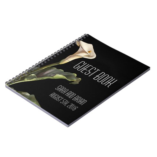 Calla Lily Modern Floral Notitieboek (Linkerzijde)