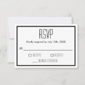 Calla Lily Modern Floral RSVP (Voorkant)