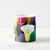 Calla Lily moderne bloemen Koffiemok (Center)