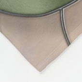 Calla Lily Mosaic Art Fleece Deken (Hoek)