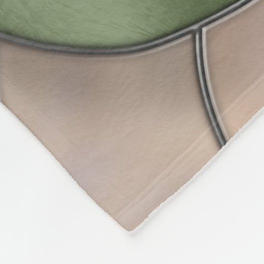 Calla Lily Mosaic Art Fleece Deken (Hoek)