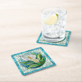 Calla Lily Mosaic Art Kartonnen Onderzetters (Insitu)