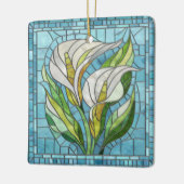 Calla Lily Mosaic Art Keramisch Ornament (Links)