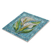 Calla Lily Mosaic Art Tegeltje (Zijkant)