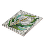 Calla Lily Mosaic Art Tegeltje (Zijkant)