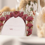 Calla Lily Name Wedding Table Art Nouveau Plaatskaartje