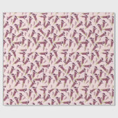 Calla Lily Nightlife Illustratin Pattern Cadeaupapier (Vlak)