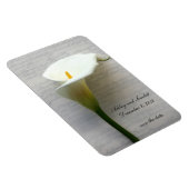 Calla Lily op handschrift flexibele magneet (Rechterzijde)