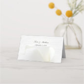 Calla lily op oud handschrift plaatskaartje (Achterkant)