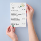 Calla Lily Over of Onder Vrijgezellenfeest spelkaa Flyer (Hand)