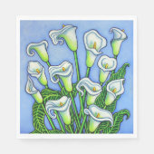 Calla Lily papieren servetten (Voorkant)