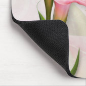 Calla Lily Pink  Citaat Mousepad Muismat (Hoek)