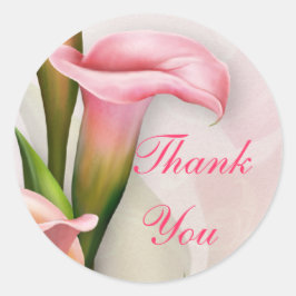 Calla Lily Pink Dank u Sticker