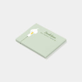Calla Lily Post-it® Notes (Schuin)