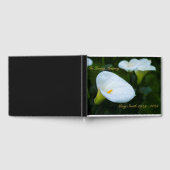Calla Lily Raindrop Gastenboek (Volledig)