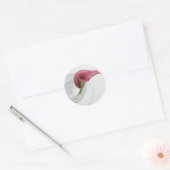 Calla Lily Ronde Sticker (Envelop)