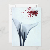 Calla Lily röntgenfoto Briefkaart (Voorkant / Achterkant)