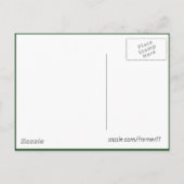 Calla Lily Save the Date Briefkaart (Achterkant)