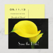 Calla Lily Save the Date Briefkaart (Voorkant / Achterkant)