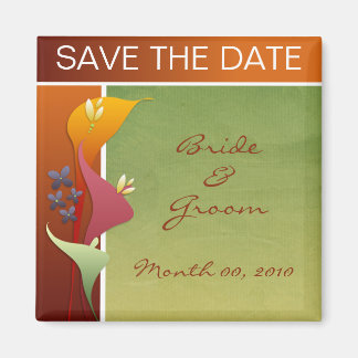 Calla Lily Save the Date magneten