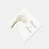 Calla Lily Servetten (Hoek)